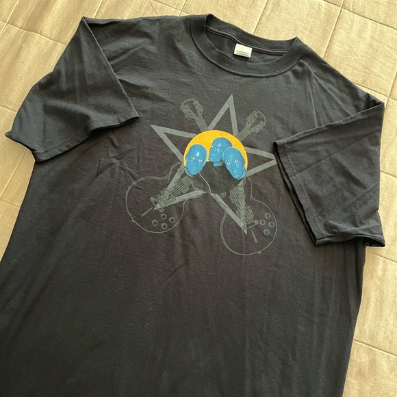 Vintage Blue Man Group How To Be A Megastar 2.1 Live! Tour Shirt Sz 2XL/ Black - Picture 5 of 9